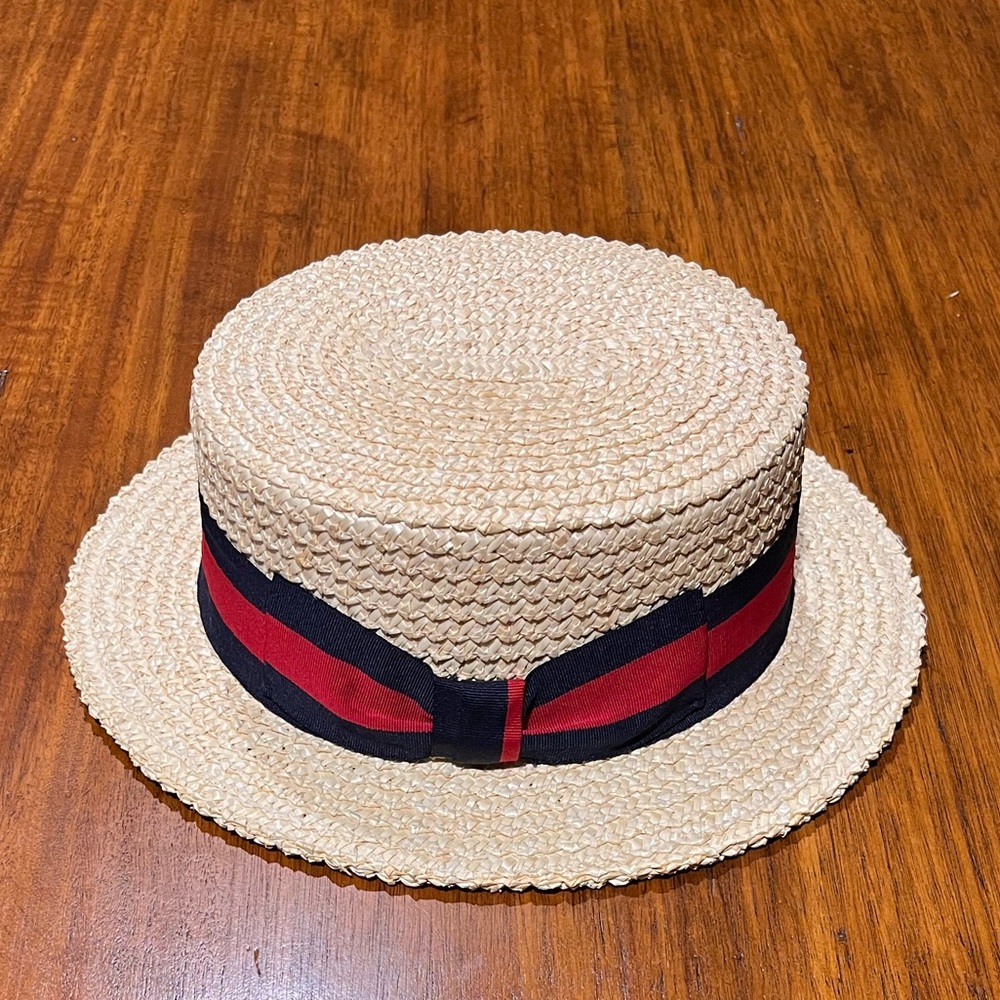 Straw Boater Hat
